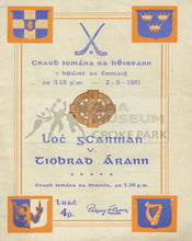 Load image into Gallery viewer, 1951 All-Ireland Final Match Programme Cover