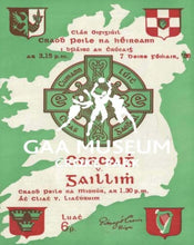 Load image into Gallery viewer, 1956 All-Ireland Football Final Match Programme Cover.