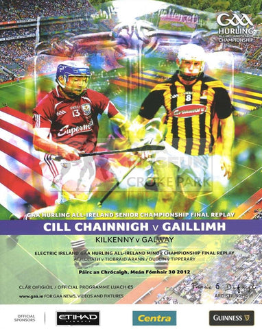 2012 All-Ireland Hurling Final Replay Match Programme Cover.