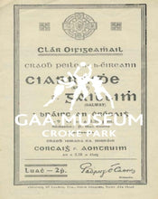 Load image into Gallery viewer, 1941 All-Ireland Football Final Match Programme Cover