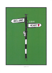 Ireland is in my Heart print