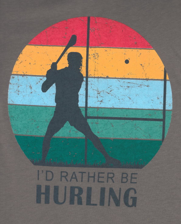Id Rather Be Hurling Kids Tshirt