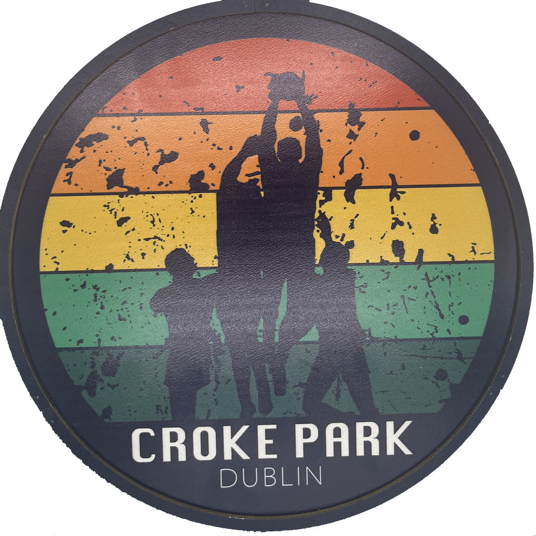 Croke Park Football Wooden Sign