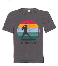Load image into Gallery viewer, Id Rather Be Hurling Kids Tshirt
