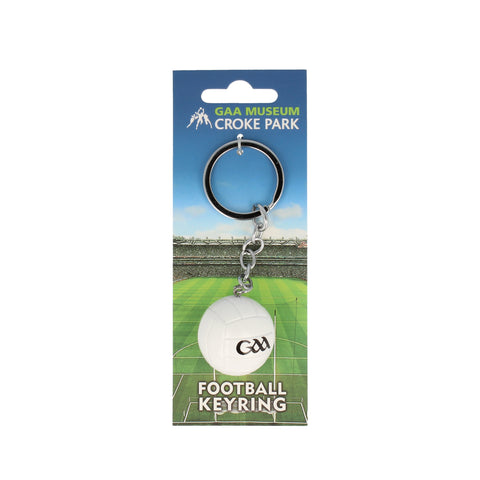 Keyring with a gaelic football attached