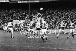 Dublin and Kerry footballers during the 1977 National Football League