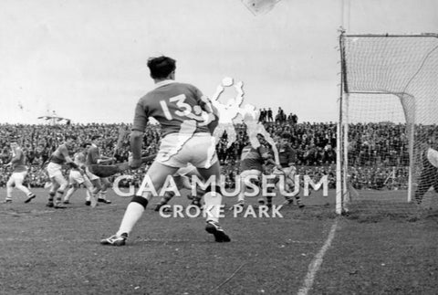 Limerick scoring a goal against Tipperary in the 1965 Munster Minor Final