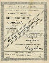 Load image into Gallery viewer, 1931 All-Ireland Hurling Final Replay Programme Cover 
