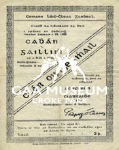 Load image into Gallery viewer, 1933 All-Ireland Football Final Match Programme Cover.
