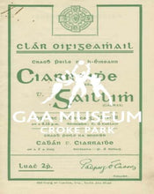 Load image into Gallery viewer, 1938 All-Ireland Football Final Match Programme Cover
