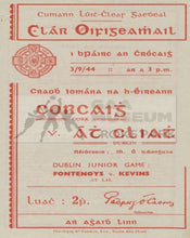 Load image into Gallery viewer, 1944 All-Ireland Hurling Final Match Programme Cover 
