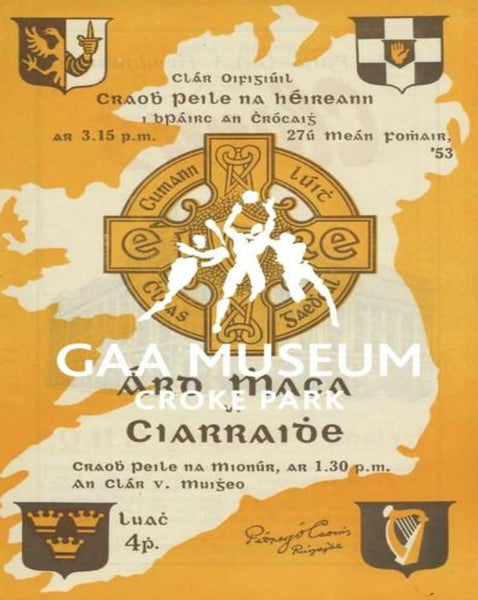 1943 All-Ireland Football Final Match Programme Cover