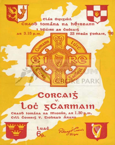 1956 All-Ireland Hurling Match Programme Cover. 