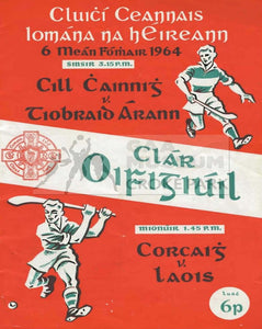 1964 All-Ireland Hurling Final Match Programme Cover.