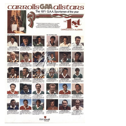 1971 All-Star Poster