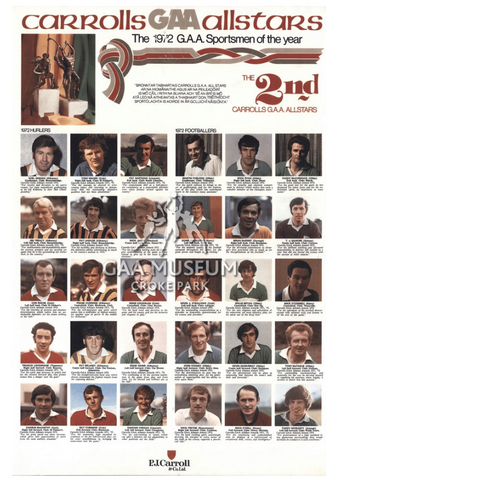 1972 All-Star Poster