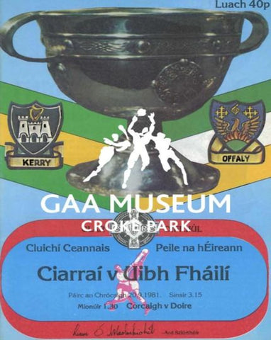 1981 All-Ireland Football Final Match Programme Cover