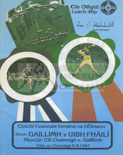 Load image into Gallery viewer, 1981 All-Ireland Hurling Final Match Programme Cover.
