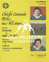 Load image into Gallery viewer, 1982 All-Ireland Football Final Match Programme Cover
