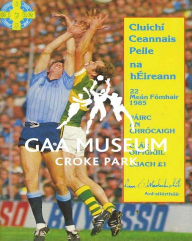 1985 All-Ireland Football Final Match Programme Cover 