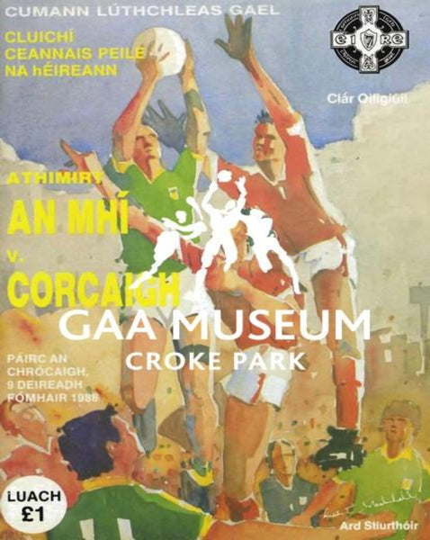 1988 All-Ireland Football Final Replay Match Programme Cover 