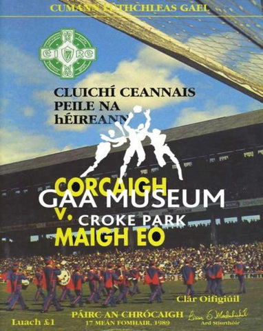 1989 All-Ireland Football Final Match Programme Cover. 