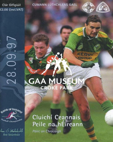 1997 All-Ireland Football Final Match Programme Cover