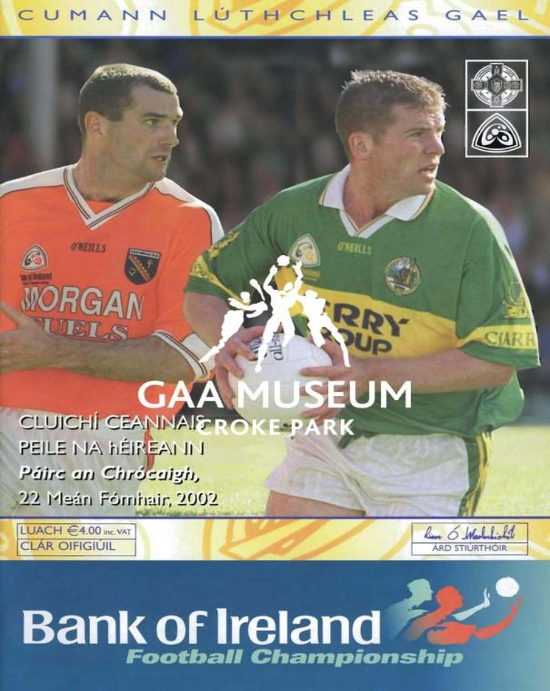 2002 All-Ireland Football Final Match Programme Cover 