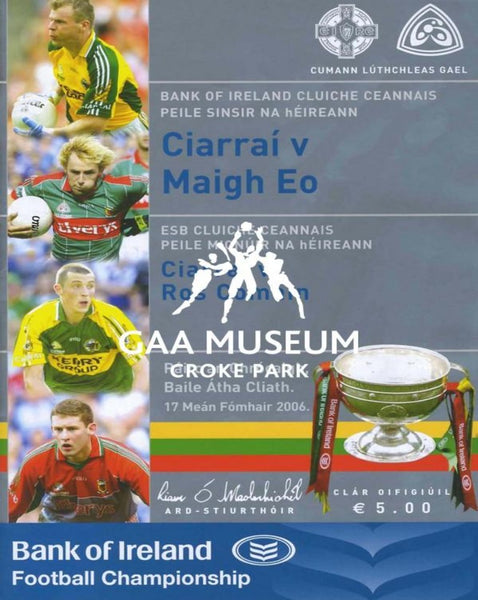 2006 All-Ireland Football Final Match Programme Cover 