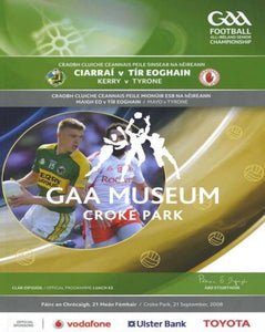 2008 All-Ireland Football Final Match Programme Cover 
