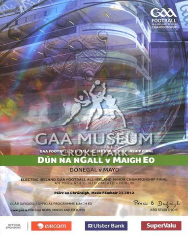 2012 All-Ireland Football Final Match Programme Cover 