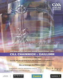 2012 All-Ireland Hurling Final Match Programme. 