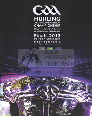 2013 All-Ireland Hurling Final Match Programme Cover.