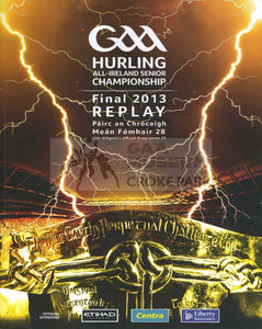 2013 All-Ireland Hurling Final Replay Match Programme Cover.