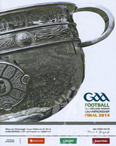 2014 All-Ireland Football Final Match Programme Cover 