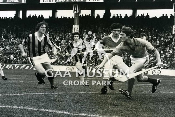 Tipperary goalkeeper in action during the 1976 All-Ireland Minor Hurling Final 