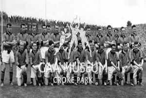The Down senior football team in Croke Park