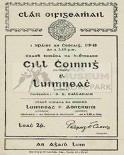 Load image into Gallery viewer, 1940 All-Ireland Hurling Final Programme Cover
