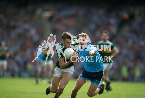 Kerry's David Clifford and Dublin's Michael Fitzsimons in action during the 2019 All-Ireland Senior Football Final