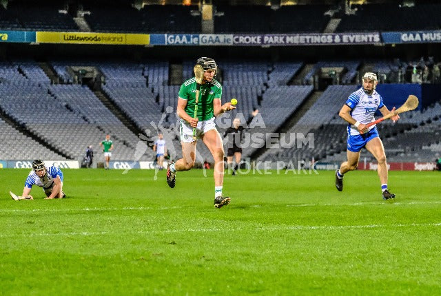 Limerick's Gearoid Hegarty on the attack during the 2020 All-Ireland Senior Hurling Final