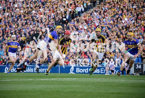 Kilkenny and Tipperary players on the chase during the 2019 All-Ireland Senior Hurling Final