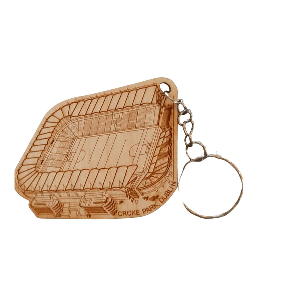 Piece Makers Wooden Croke Park Stadium Keyring