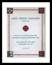 Load image into Gallery viewer, 1913 All-Ireland Hurling Final Match Programme Cover
